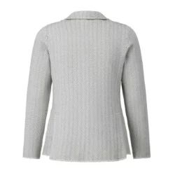 Lardini Sakko mit Zick-Zack-Muster blau Anzugjacke