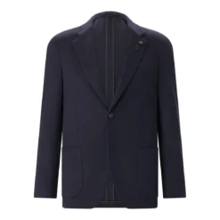 Lardini Sakko Roma aus Kaschmir dunkelblau Anzugjacke