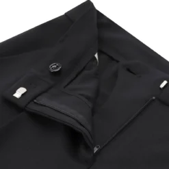 Lardini Straight-Fit Stoffhose schwarz Hosenanzug