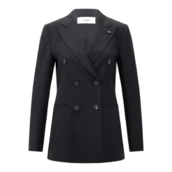 Lardini Zweireihiger Blazer schwarz