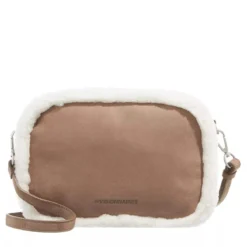 LES VISIONNAIRES Lola Teddy Hazelnut Crossbody Bag