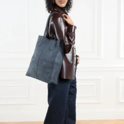 Liebeskind Berlin Amy Suede Vegan Peacoat Tote