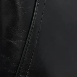 Liebeskind Berlin Chudy Paper Touch Crinkle Black Tote