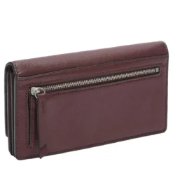 Liebeskind Berlin Ecom 511 Slam Vintage Goat Pomegranate Portemonnaie mit Zip-Around-Reißverschluss