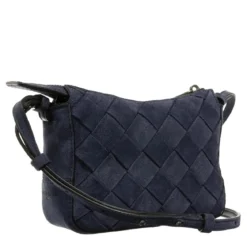Liebeskind Berlin Sky Ii Woven Promo Suede + Tokyo Sheep Peacoat Crossbody Bag