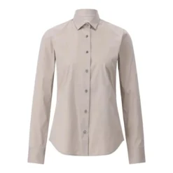 Lis Lareida Hemdbluse Pauline Braun Bluse