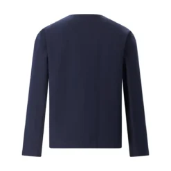 Lis Lareida Jacke aus Baumwollmix blau Strickjacke