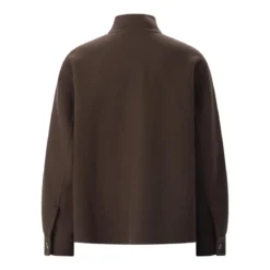 Lis Lareida Jacke aus Woll-Mix braun Übergangsjacke