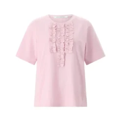 Lis Lareida T-Shirt Marylou mit Rüschen blau T-Shirt