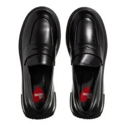 Love Moschino Square Love Scarpa Donna Nero Loafer