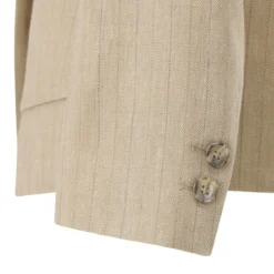 Luisa Cerano Blazer aus Leinen-Mix braun Blazer