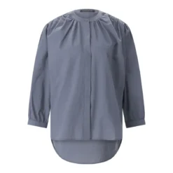 Luisa Cerano Hemdbluse aus Baumwolle blau Bluse