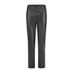 Marc Aurel Diese Slim Fit Hose aus weichem Faux Leather überz schwarz Lederhose