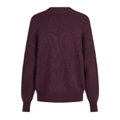 Marc Aurel Diese Strickjacke im Blazer-Look aus Halbpatent-St lila Strickjacke