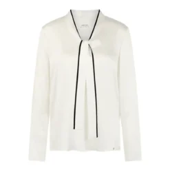 Marc Cain Bluse aus Seiden-Mix weiß Bluse