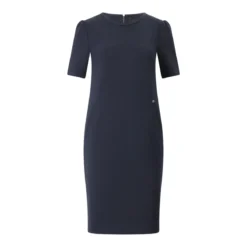 Marc Cain Minikleid aus Jersey Dunkelblau Minikleid