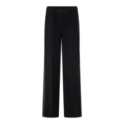 Marc Cain Weite Stoffhose Schwarz Stoffhose