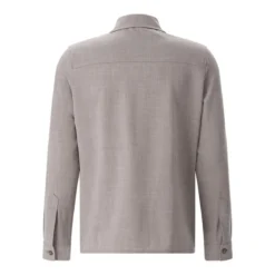 Marco Pescarolo Jacke Avi aus Leinen grau Hemdjacke