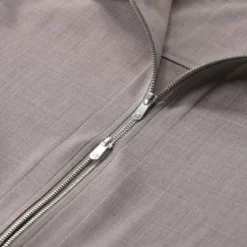 Marco Pescarolo Jacke Avi aus Leinen grau Hemdjacke
