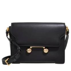 Marni Shoulder Bag Medium Black Crossbody Bag