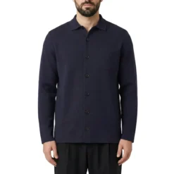 Maurizio Baldassari Strickjacke aus Wolle blau Strickjacke