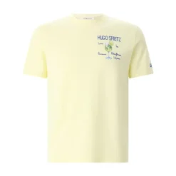 Mc2 Saint Barth T-Shirt mit Rundhalsausschnitt gelb T-Shirt