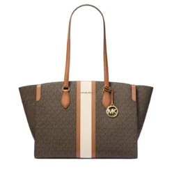 MICHAEL Michael Kors Becca Lg Ew Tote Brn/Acorn Shopper