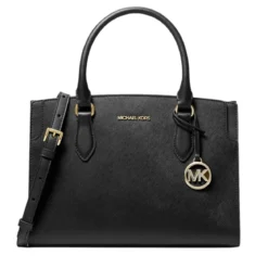 MICHAEL Michael Kors Becca Md Satchel Black Satchel