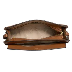 MICHAEL Michael Kors Becca Sm Ew Xbody Brn/Acorn Crossbody Bag