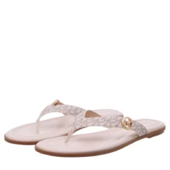 MICHAEL Michael Kors Erin Thong Sandal Vanilla Flip Flops