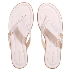 MICHAEL Michael Kors Erin Thong Sandal Vanilla Flip Flops