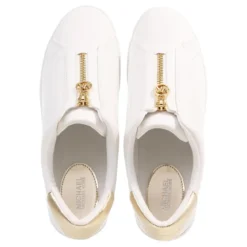 MICHAEL Michael Kors Keaton Zip Slip On Pale Gold Low-Top-Sneaker
