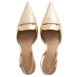 MICHAEL Michael Kors Lena Sling Pump Pale Gold Pumps