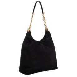 MICHAEL Michael Kors Lg Cinch Msgr Black Hobo Bag