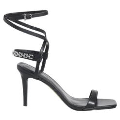 MICHAEL Michael Kors Marcia Heeled Sandal Black Sandalen