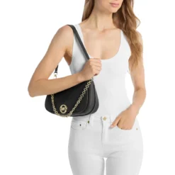 MICHAEL Michael Kors Nolita Md Chain Conv Shldr Black Schultertasche
