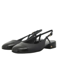 MICHAEL Michael Kors Perla Flex Sling Flat Black Ballerinas