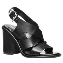 MICHAEL Michael Kors Raven Block Heeled Sandal Black Sandalen