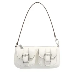 MICHAEL Michael Kors Sm Conv Pouchette Optic White Schultertasche