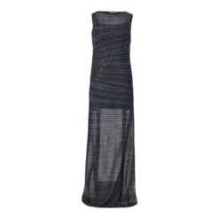 Missoni Maxikleid mit Pailletten Schwarz Maxikleid