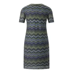 Missoni Minikleid mit Zickzack-Design blau Minikleid