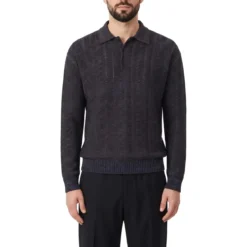 Missoni Pullover aus Wollmix blau Poloshirt