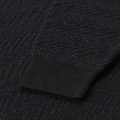 Missoni Pullover mit Polokragen schwarz Poloshirt