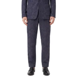 Missoni Stoffhose mit Zickzack-Muster blau Stoffhose