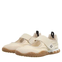 Miu Miu Tyre Ballerina Avorio Ballerinas