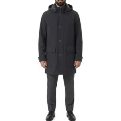 MONTECORE Parka mit Kapuze dunkelblau Übergangsjacke