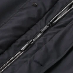 Moorer Jacke aus Materialmix blau Übergangsjacke