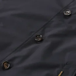 Moorer Jacke aus Materialmix blau Übergangsjacke