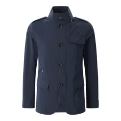 Moorer Jacke Porto blau Übergangsjacke