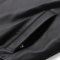 Moose Knuckles Lederjacke Toba schwarz Übergangsjacke
